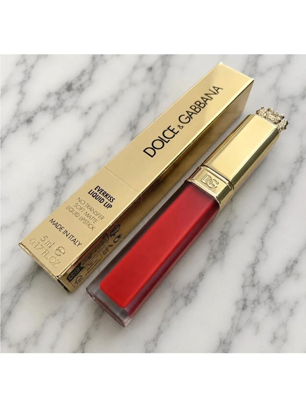Dolce & Gabbana DEVOTION 405 Everkiss Liquid Lip Soft Matte .17oz Full Size NIB!